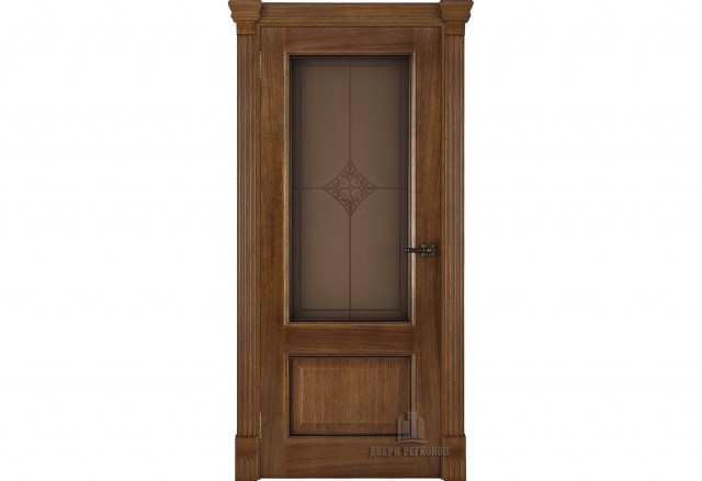 Гранд 1 дуб patina Antico, стекло Ромб